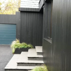 Accoya black cladding Karl Harrison square entrance 1024x1024 1