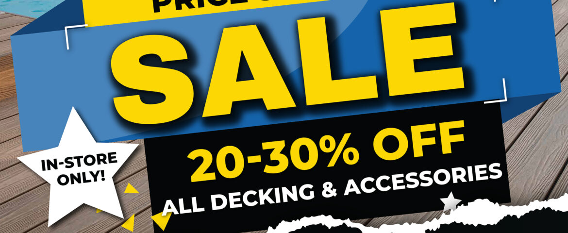 DECKING PRICE SMASH SALE!!