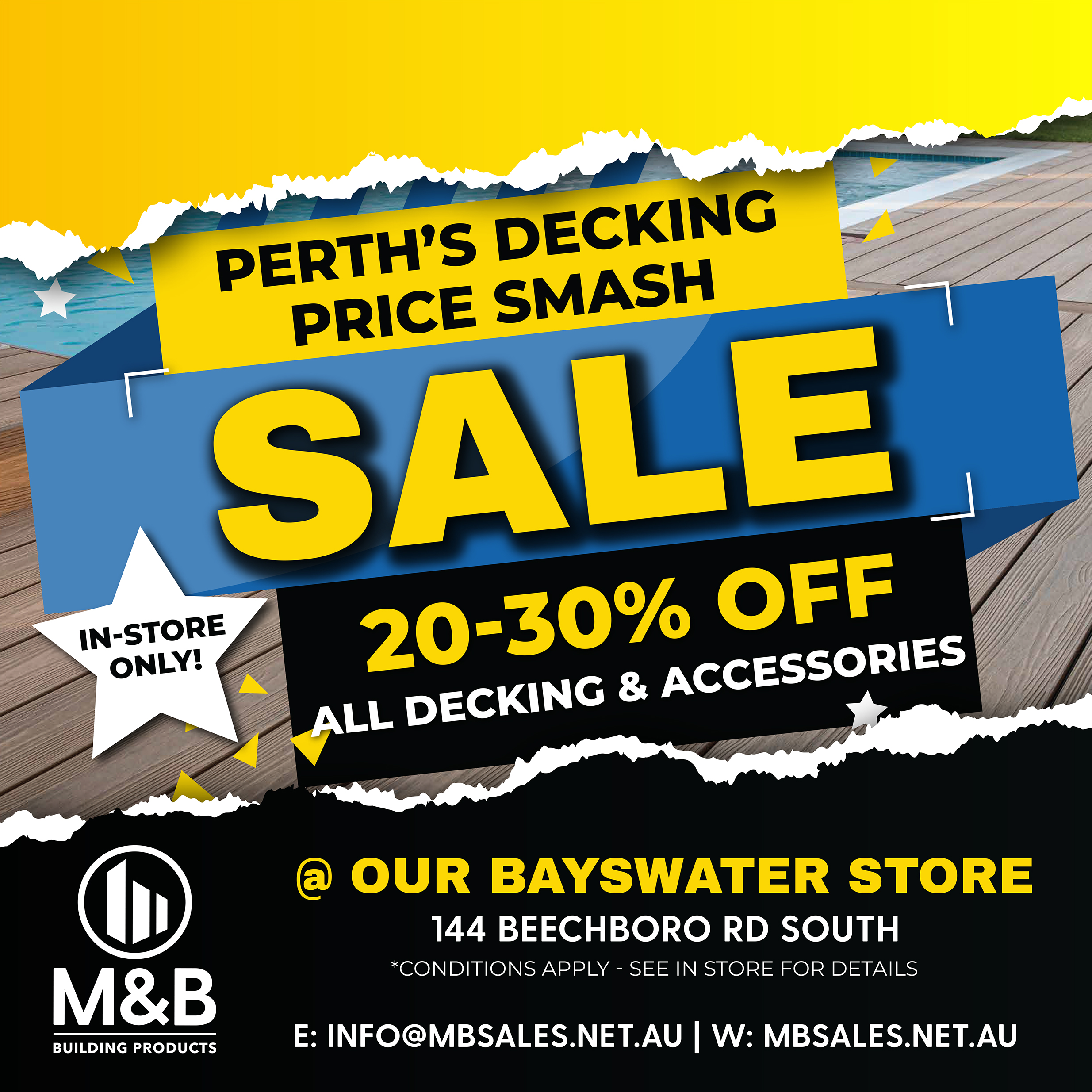 DECKING PRICE SMASH SALE!!